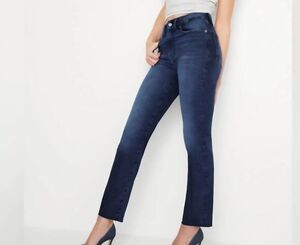 Good American Always Fits Slim Classic Jeans In Indigo 446 Sz 6-12
